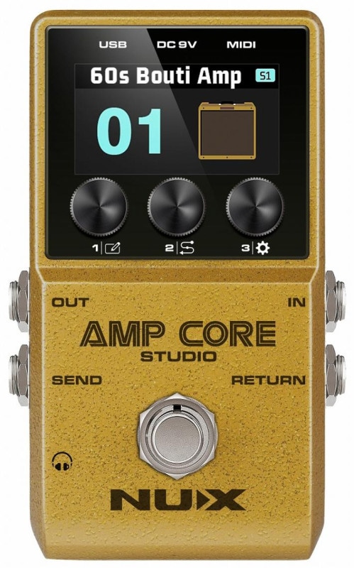 NUX / Amp Core Studio -Amp Modeler & IR Pedal- ニューエックス【国内正規品】