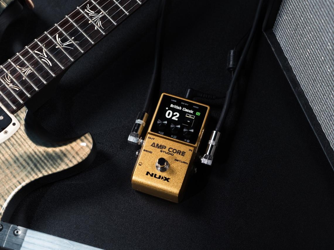 セール品》NUX / Amp Core Studio -Amp Modeler & IR Pedal- ニュー