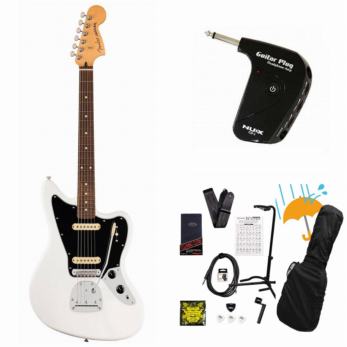 Fender / Player II Jaguar Rosewood FB Polar White エレキギター GP