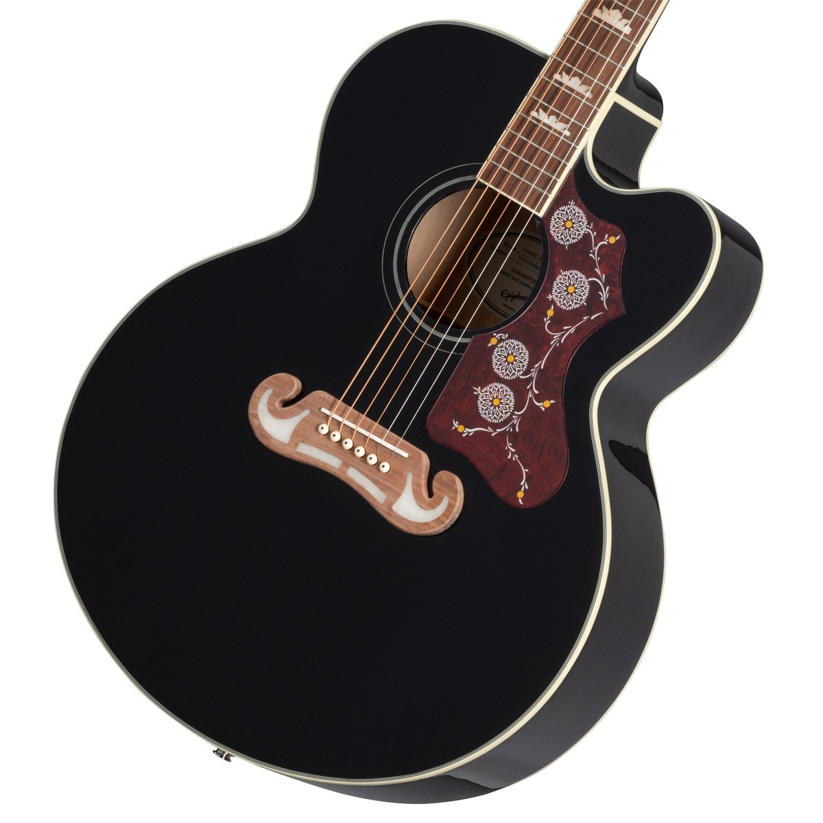 Epiphone / J-200EC Studio Black (EJ-200SCE) エピフォン アコギ