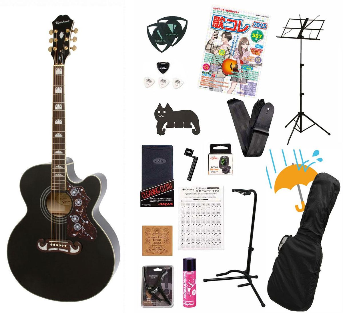 Epiphone EJ-200SCE/極美品/専用ケース付 Epiphone EJ-200SCE/極美品/専用ケース付 Epiphone EJ-200NA