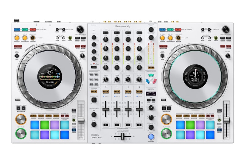 Pioneer DJ パイオニア / DDJ-FLX10-W rekordbox・Serato DJ Pro対応4ch DJコントローラー