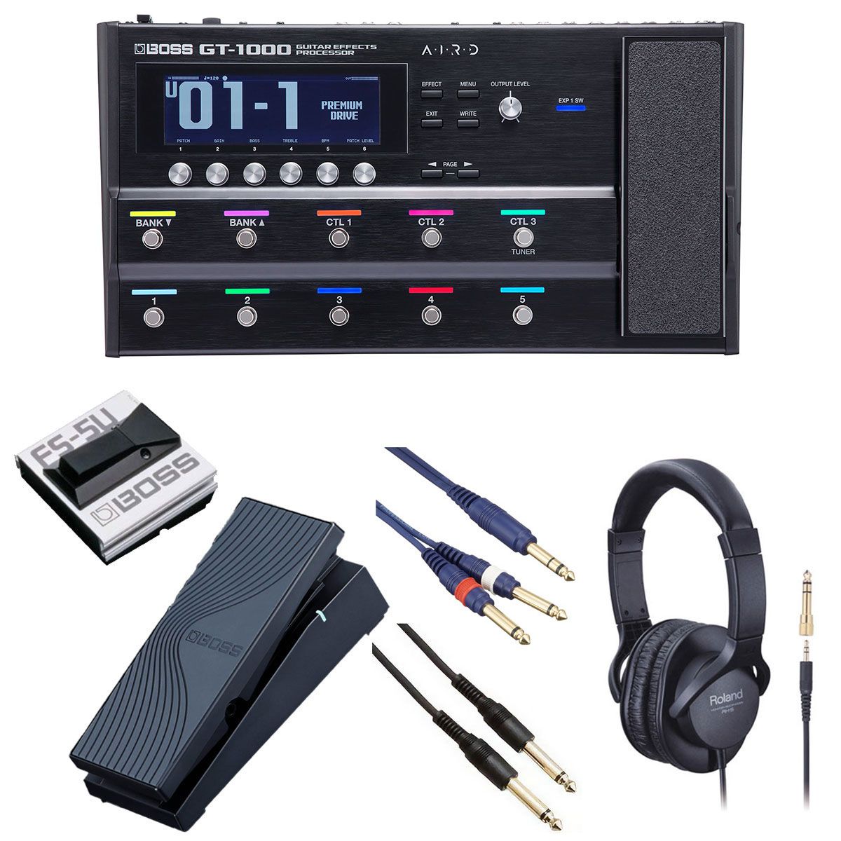 BOSS / GT-1000 [自由自在にサウンドメイクセット] FS-5U + EV-1-WL