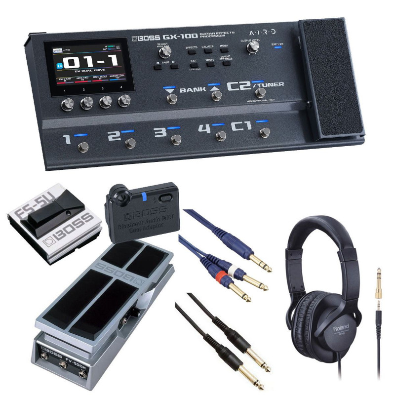 美品】BOSS GX-100 純正ケース+Bluetooth付き BOSS GX-100対応 撥水