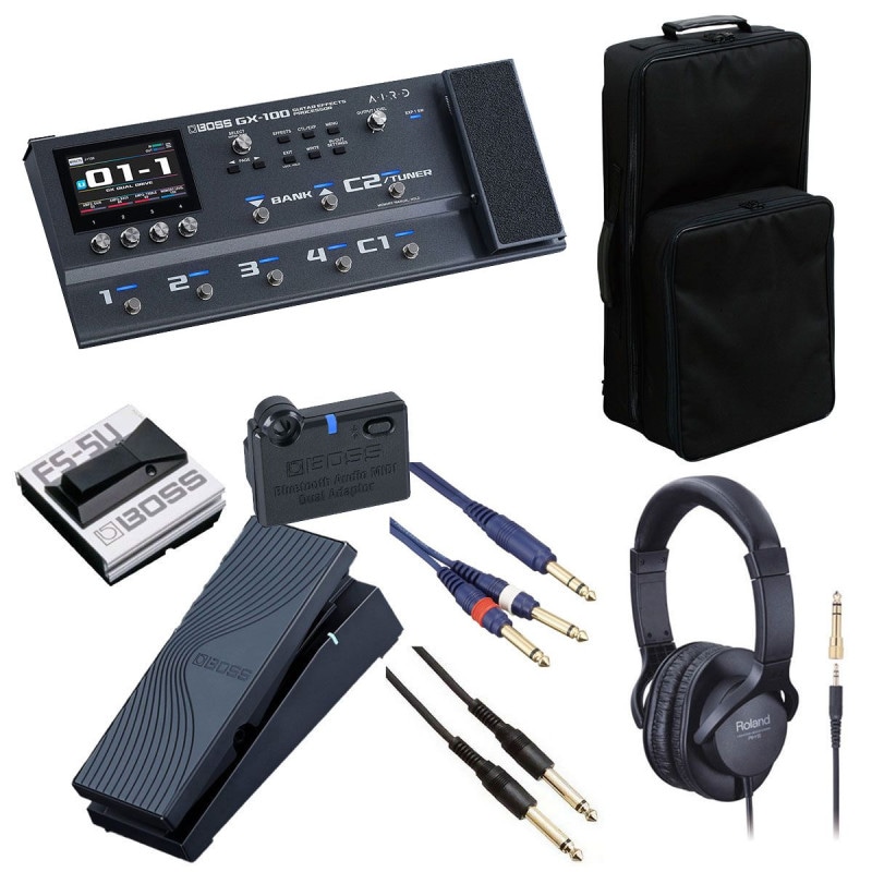 【美品】BOSS GX-100 ＆ BT Dual 元箱・キャリーバッグ つき BOSS / GX-100 Guitar Effects Processor [リュック式キャリングケース