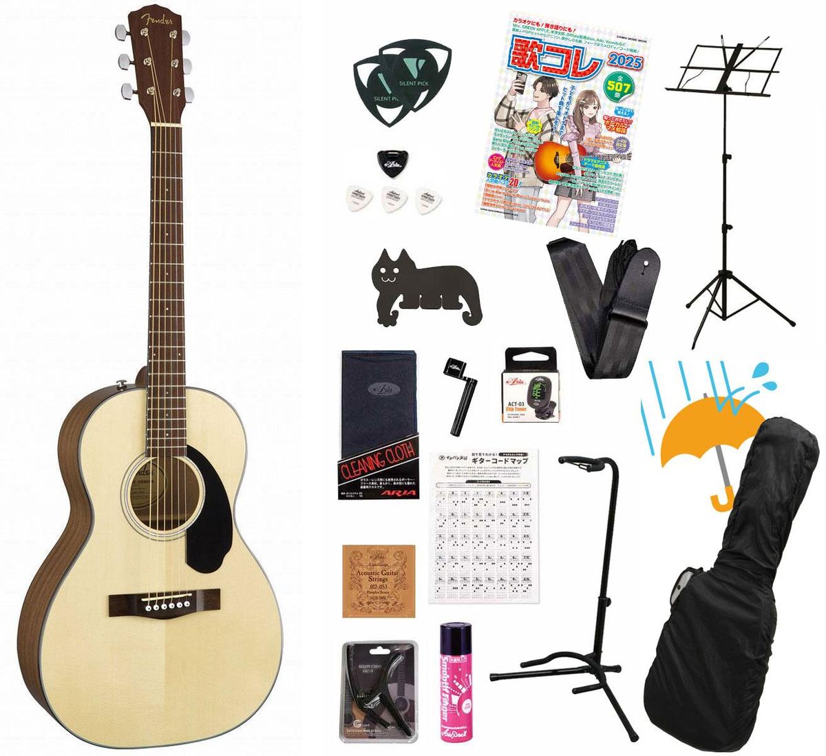 Fender CP-60S パーラーサイズ　アコースティックギター Fender Acoustic / CP-60S Parlor Walnut Fingerboard Natural