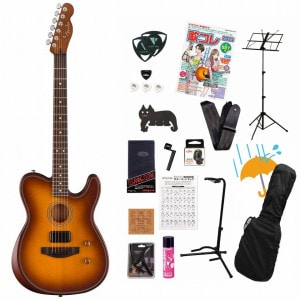 Fender / Acoustasonic Standard Telecaster Honey Burst フェンダーアコギ弾き語りてんこ盛り17点初心者セットRの商品ページ