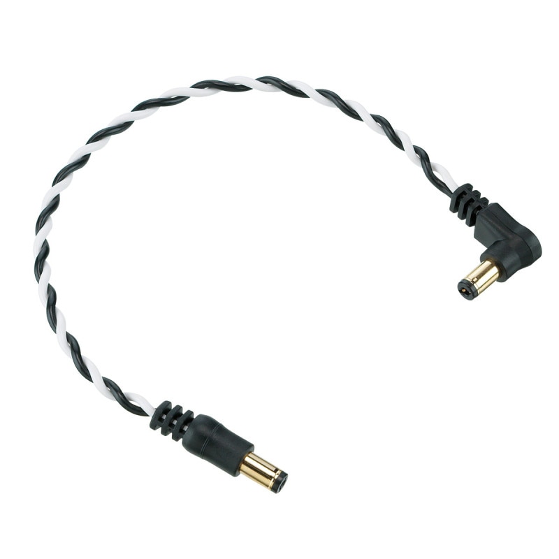 Ibanez / DCT8-BWH Twisted-pair DC Cable 20cm/8inch Straight & Right angled plugs【正規品】