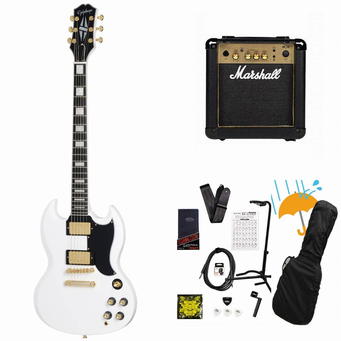 Epiphone / Inspired by Gibson SG Custom Alpine White エピフォン