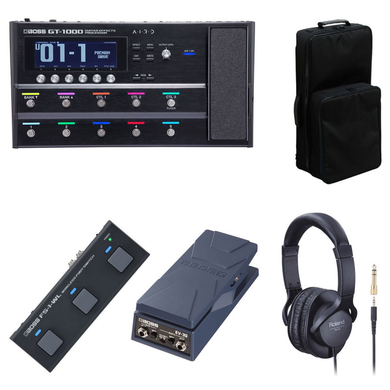 BOSS / GT-1000 [オプションアイテム+リュック式キャリングバッグセット] FS-1-WL + EV-1-WL