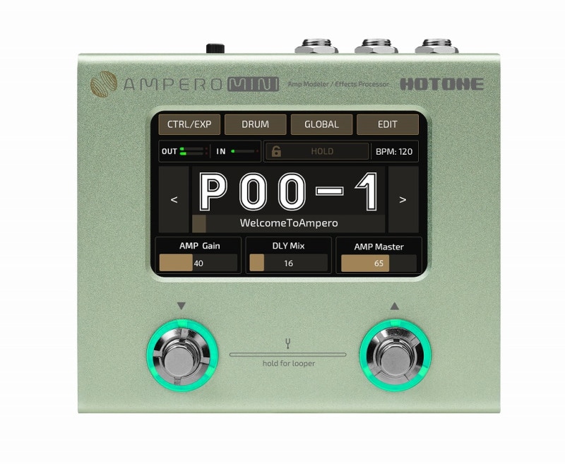 【台数限定リミテッドカラー】HOTONE / AMPERO Mini Matcha アンプモデラー マルチエフェクター 【国内正規品】