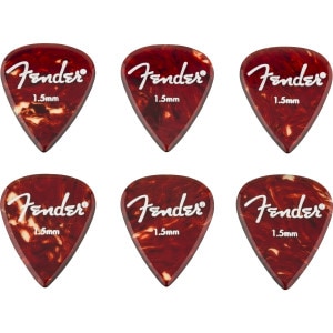Fender / Aero Acrylic Picks 6-count 1.5mm Medium フェンダー [ピック6枚セット]