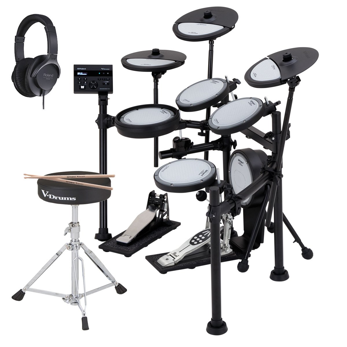 Roland / VQD106 PEARLキックペダルと純正イスを採用したスターター 