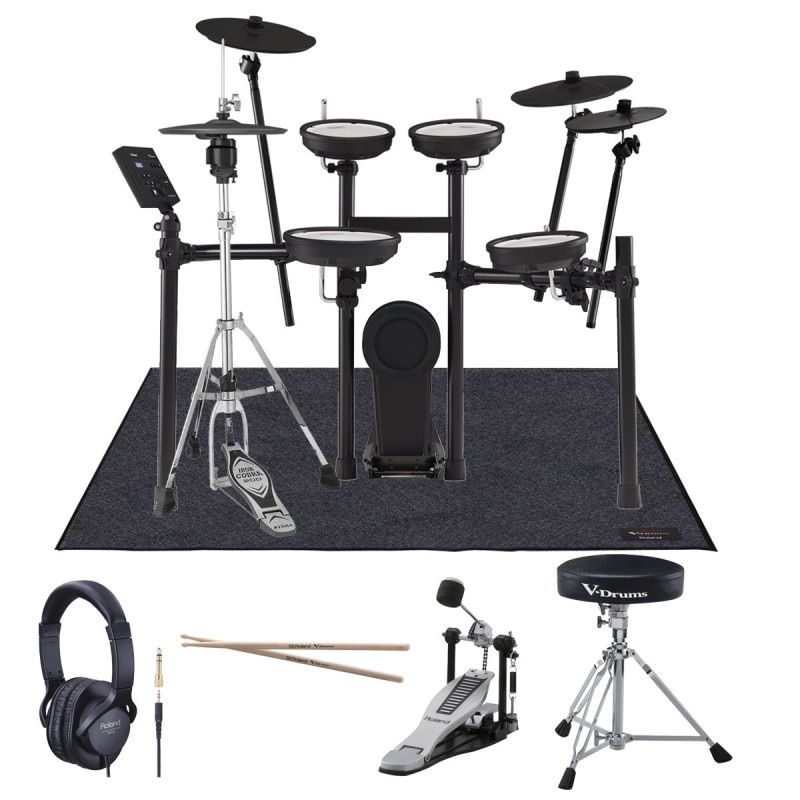 Roland / TD-07KV VH-10アップグレード/3シンバル オプションフルセット (w/Vドラムマット)