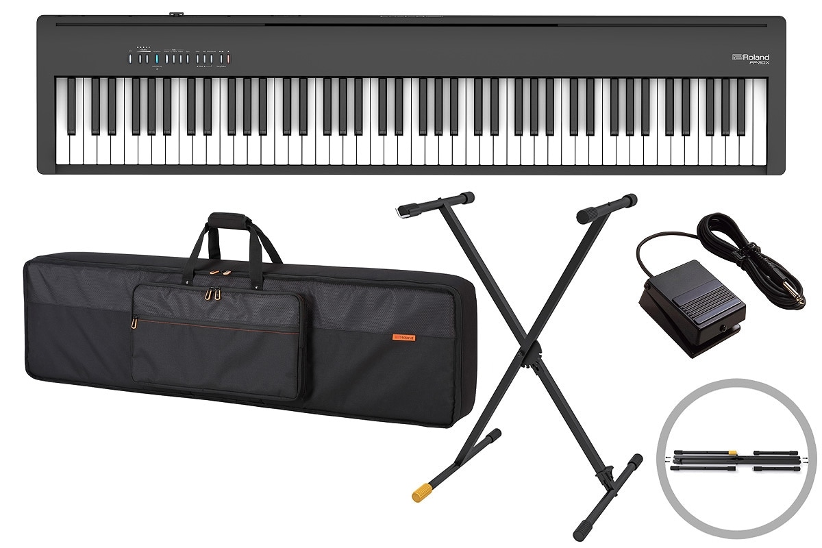 Roland ローランド / FP-30X BK【純正ケースカバー CB-B88V2 ＋ X