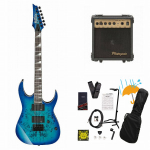 【エレキギター 】Ibanez gio GRGR221PA-AQB 24フレット Amazon.com: Ibanez GIO GRGR221PA Electric Guitar - Aqua Burst