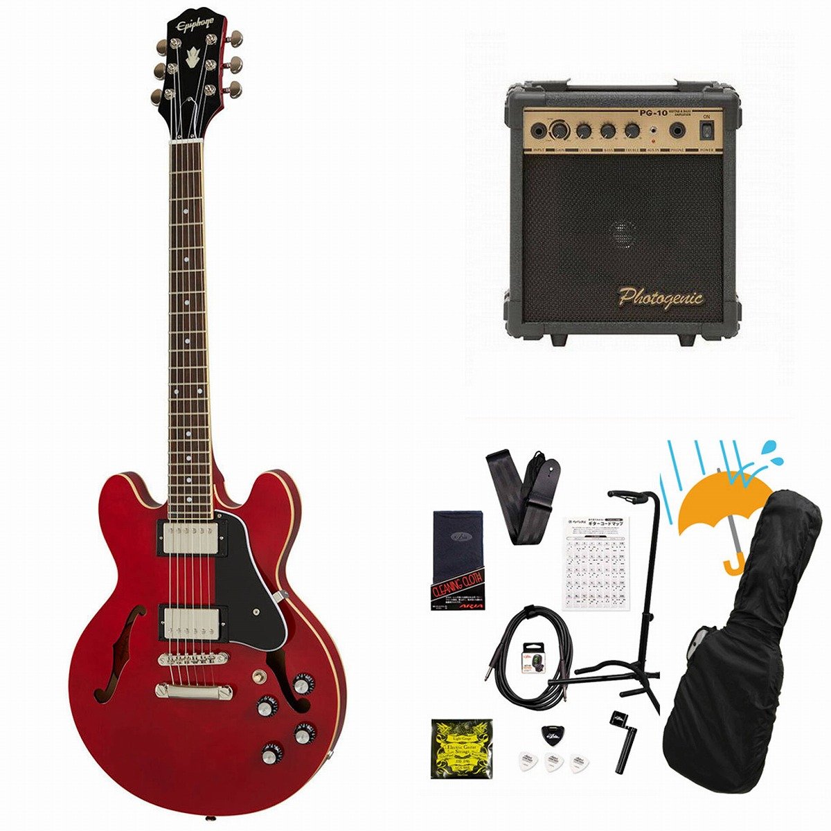 Epiphone / Inspired by Gibson ES-339 Cherry PG-10アンプ付属エレキ