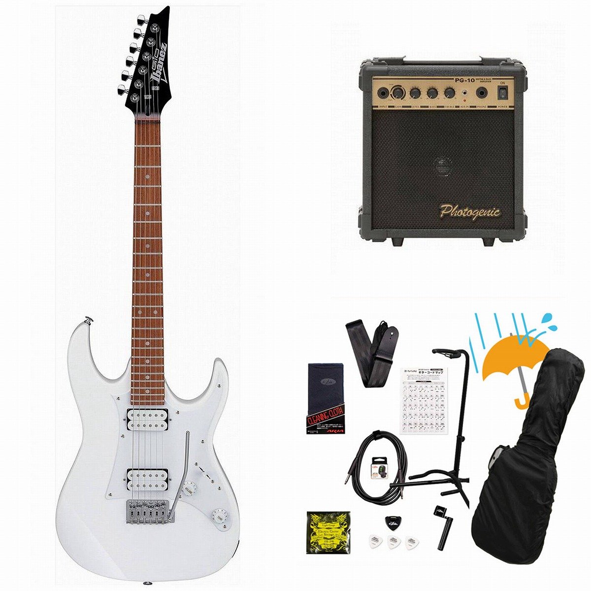 Ibanez / GRX20-WH White GIO Series 入門用 海外限定モデル