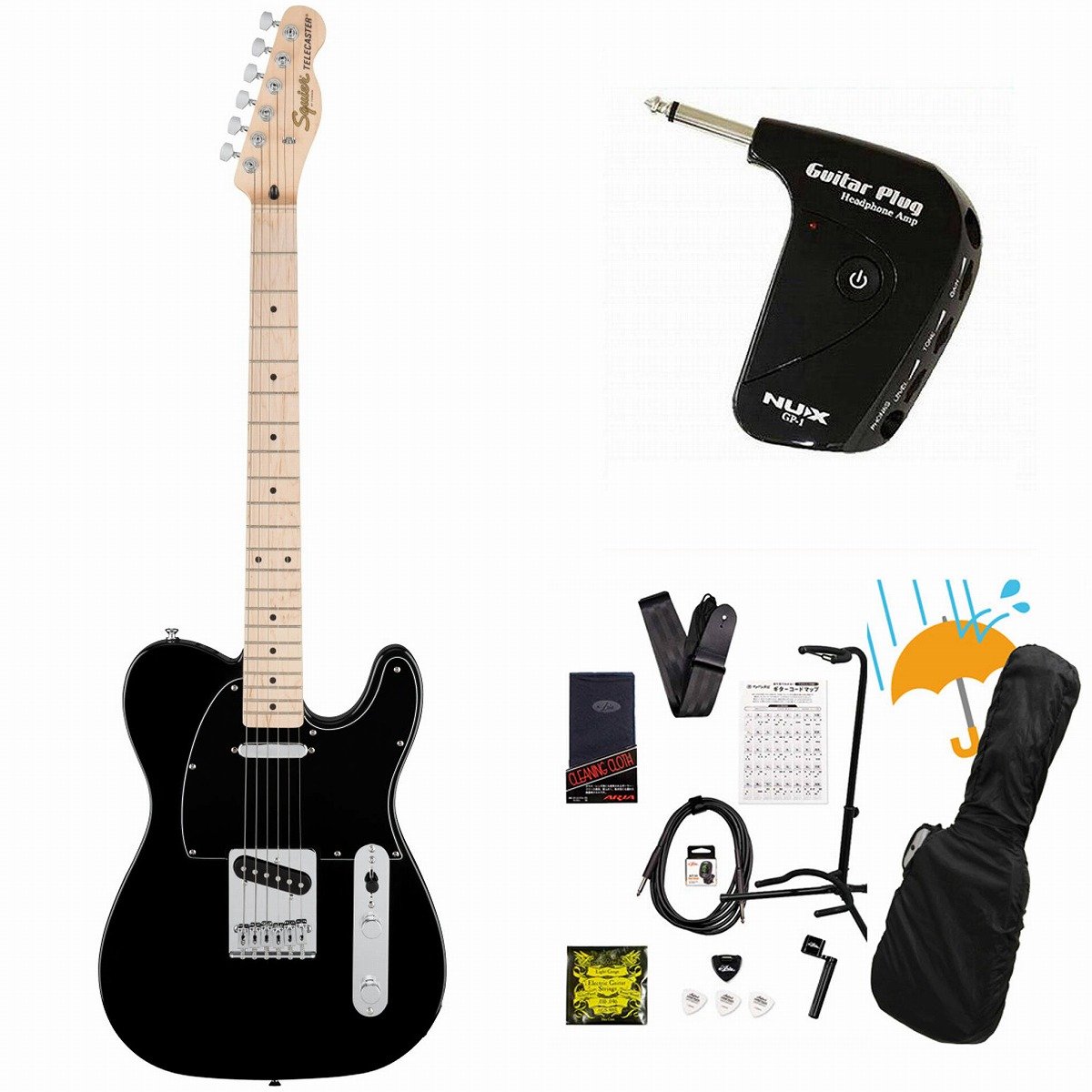 Squier by Fender / FSR Affinity Series Telecaster Maple FB Black