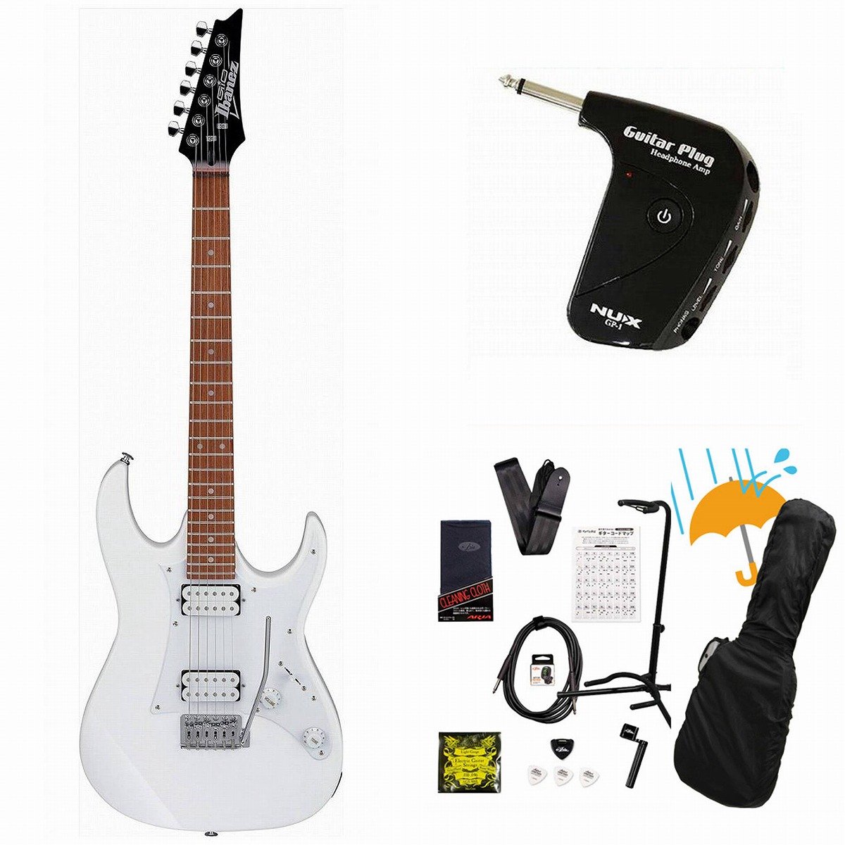 Ibanez / GRX20-WH White GIO Series 入門用 海外限定モデル