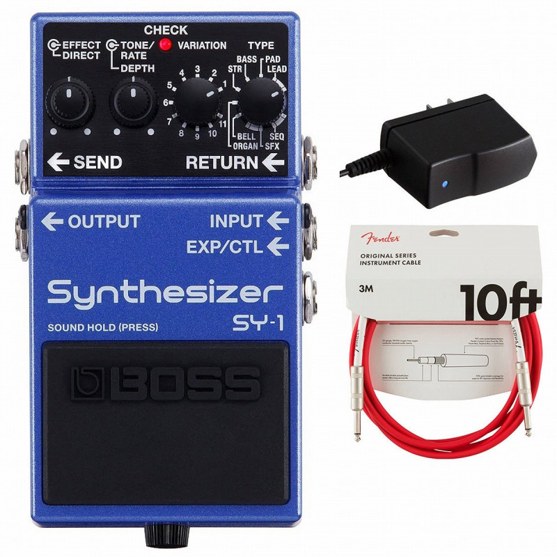 BOSS / SY-1 Synthesizer シンセサイザー 純正アダプターPSA-100S2+