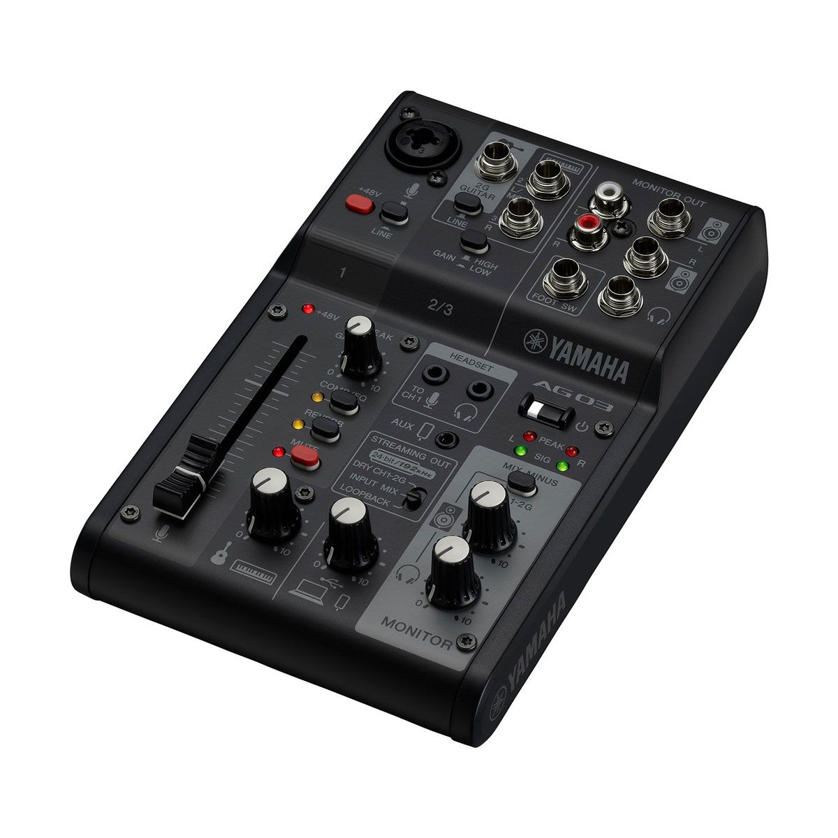 YAMAHA / AG03MK2 BLACK AT2020 Androidユーザー向け 配信/DTMセット