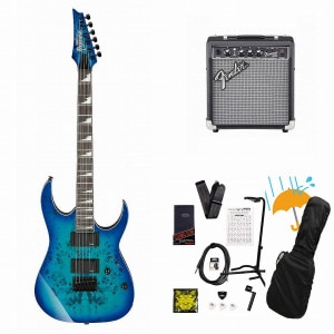 Ibanez / GRGR221PA Aqua Burst GRGR221PA-AQB 入門用 海外限定モデル 【イシバシ楽器独占販売モデル！】 Fender 10Wアンプ付属エレキギター初心者セットRの商品ページ
