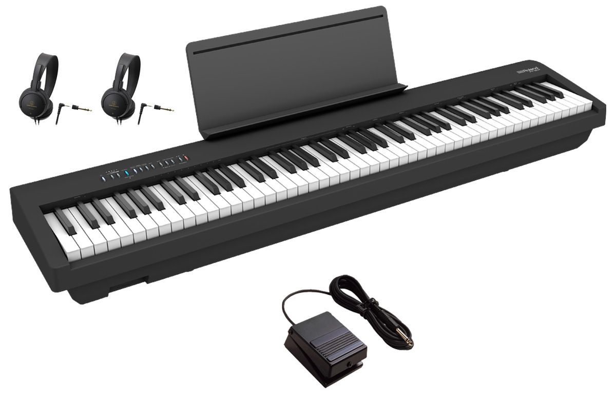 Roland ローランド / FP-30X BK [ヘッドホン2個セット！] ブラック