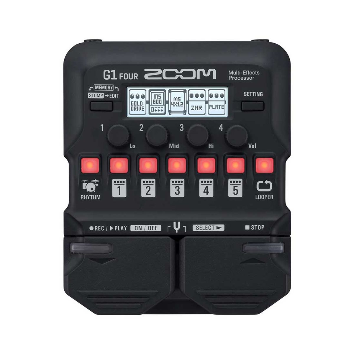 無償オンラインユーザー登録で安心の3年間製品保証】ZOOM / G1 FOUR