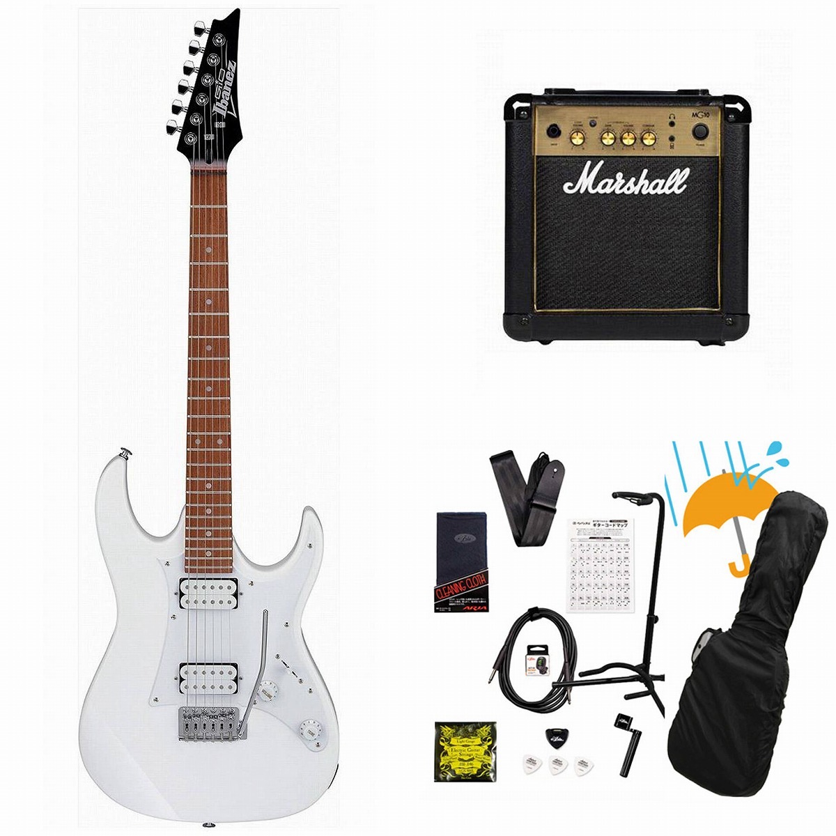 Ibanez / GRX20-WH White GIO Series 入門用 海外限定モデル