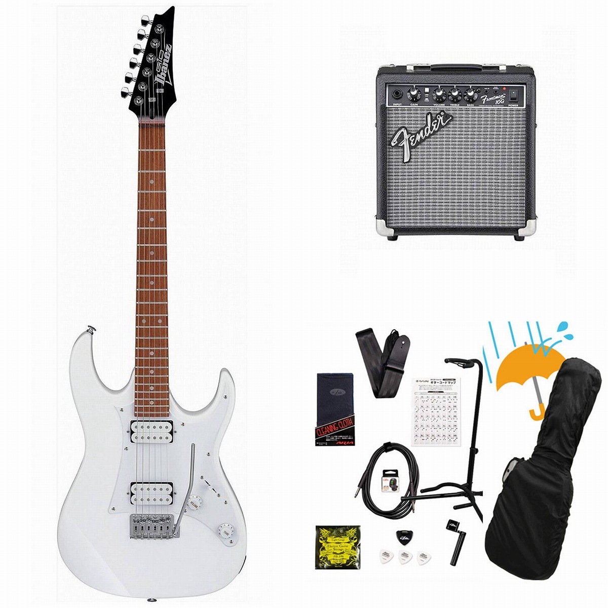 Ibanez / GRX20-WH White GIO Series 入門用 海外限定モデル