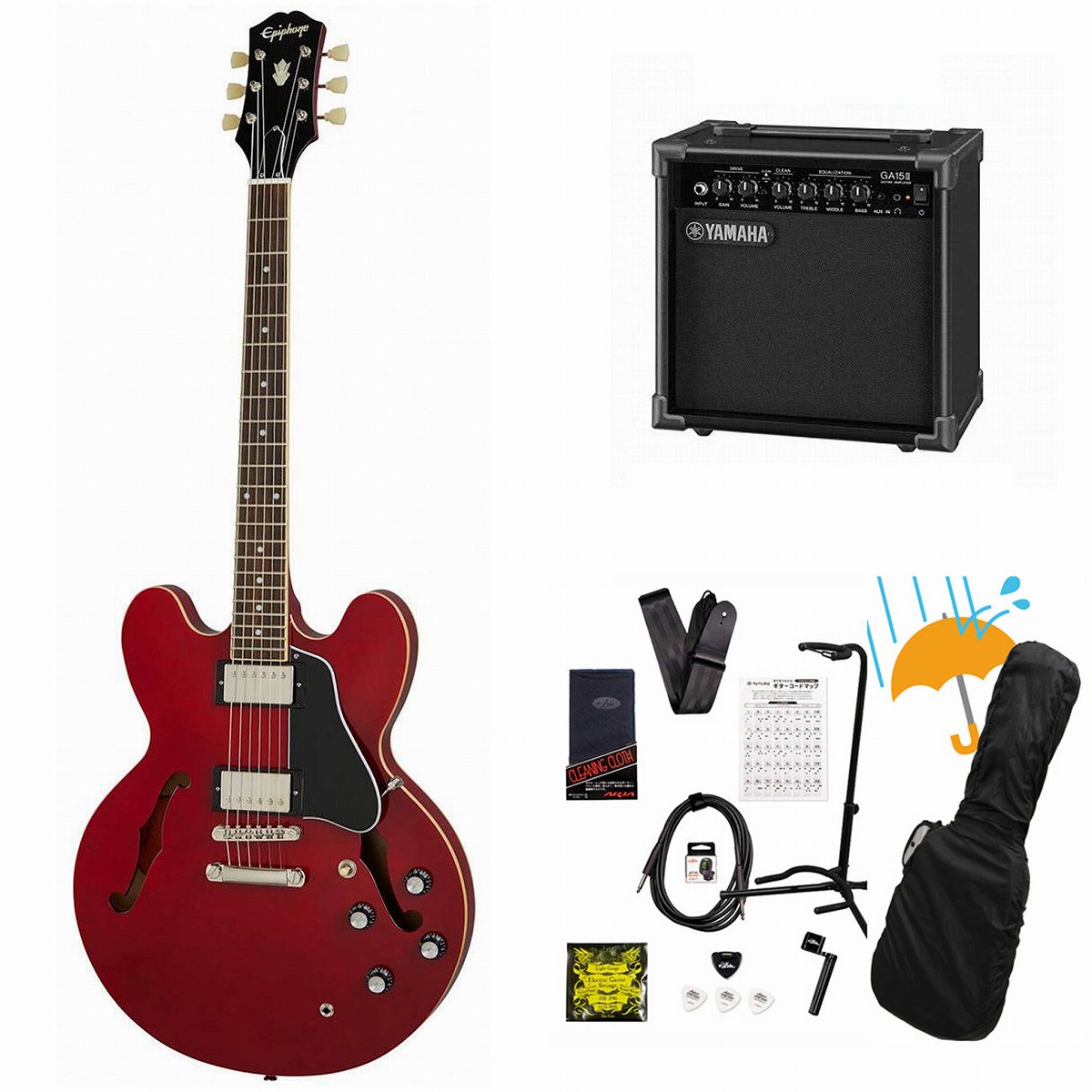 Epiphone / Inspired by Gibson ES-335 Cherry (CH) セミアコ ES335