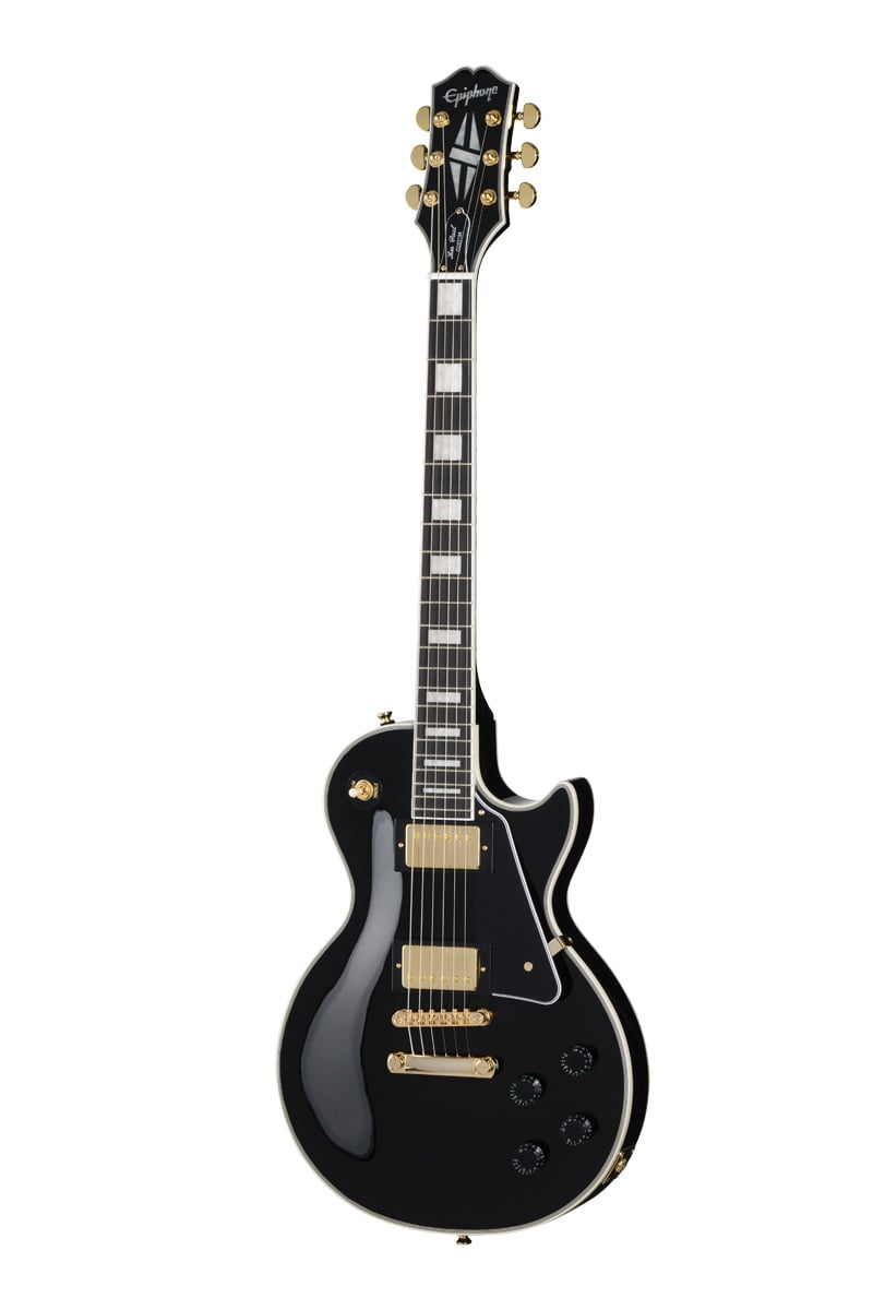 killer製ケース付　Fシリアル Epiphone レスポールダークバースト Epiphone / Inspired by Gibson Les Paul Custom Ebony エピフォン