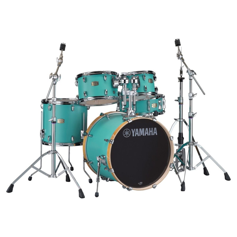 ジェンマジャパン　ジェンムーブクイーンフリドラエクスゾム5箱セット YAMAHA / SBP0F5 MSGマットサーフグリーン 20BDドラムシェルセットと