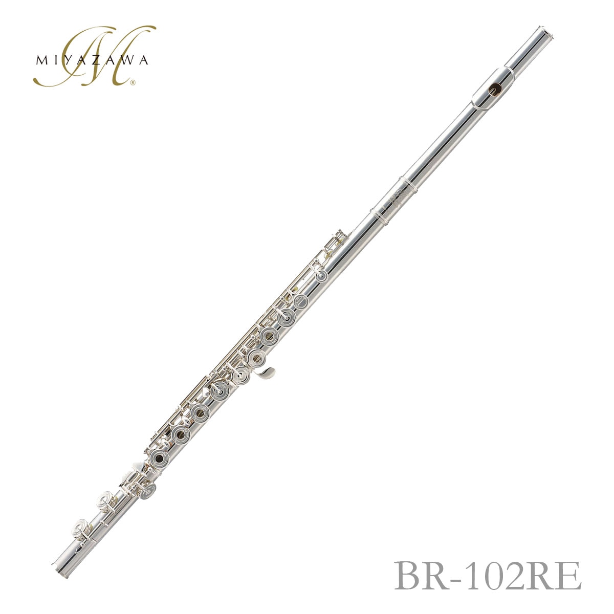 (在庫あり) MIYAZAWA / 102RE BR ミヤザワ フルート ブローガーシステム付き Eメカ付き リングキイ (出荷前検品)(5年保証)(WEBSHOP) | ミヤザワ フルート 102E BR Eメカニズム付き ブローガー