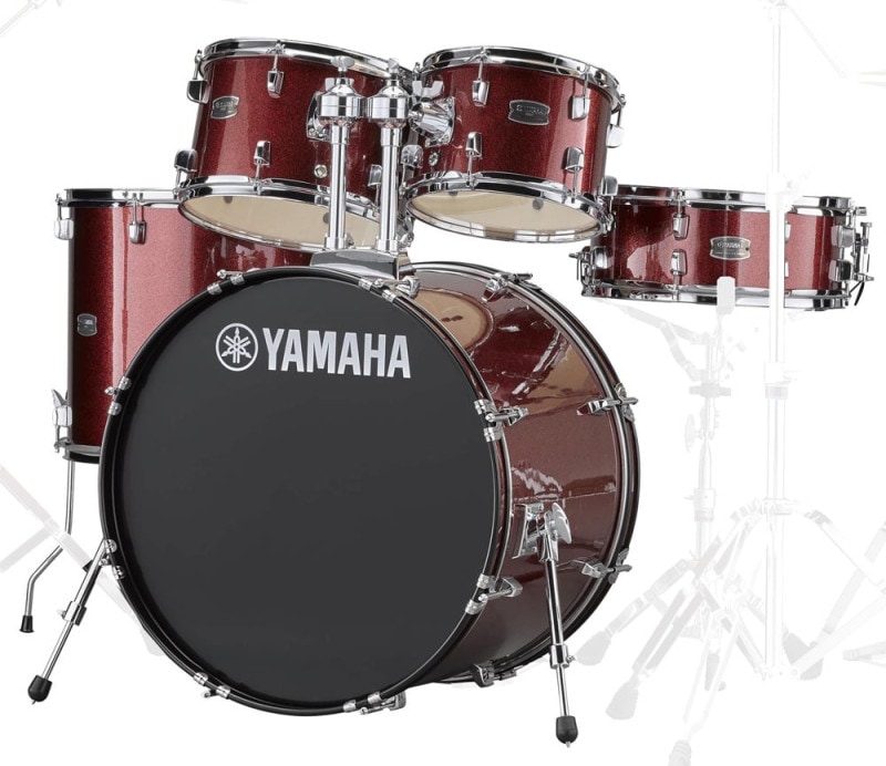 YAMAHA / RDP2F5 BGGバーガンディーグリッター ヤマハ ライディーン 22BD ドラム シェルセット　