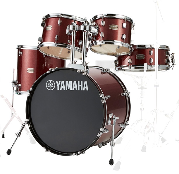 YAMAHA / RDP0F5 BGGバーガンディグリッター ヤマハ ライディーン 20BD ドラム シェルセット【お取り寄せ商品】