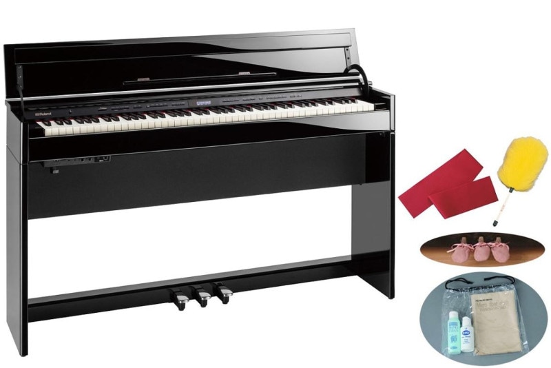 (全国組立設置無料)Roland / DP603 PES 黒塗鏡面艶出し塗装仕上げ (DP-603)【お手入れセットプレゼント】