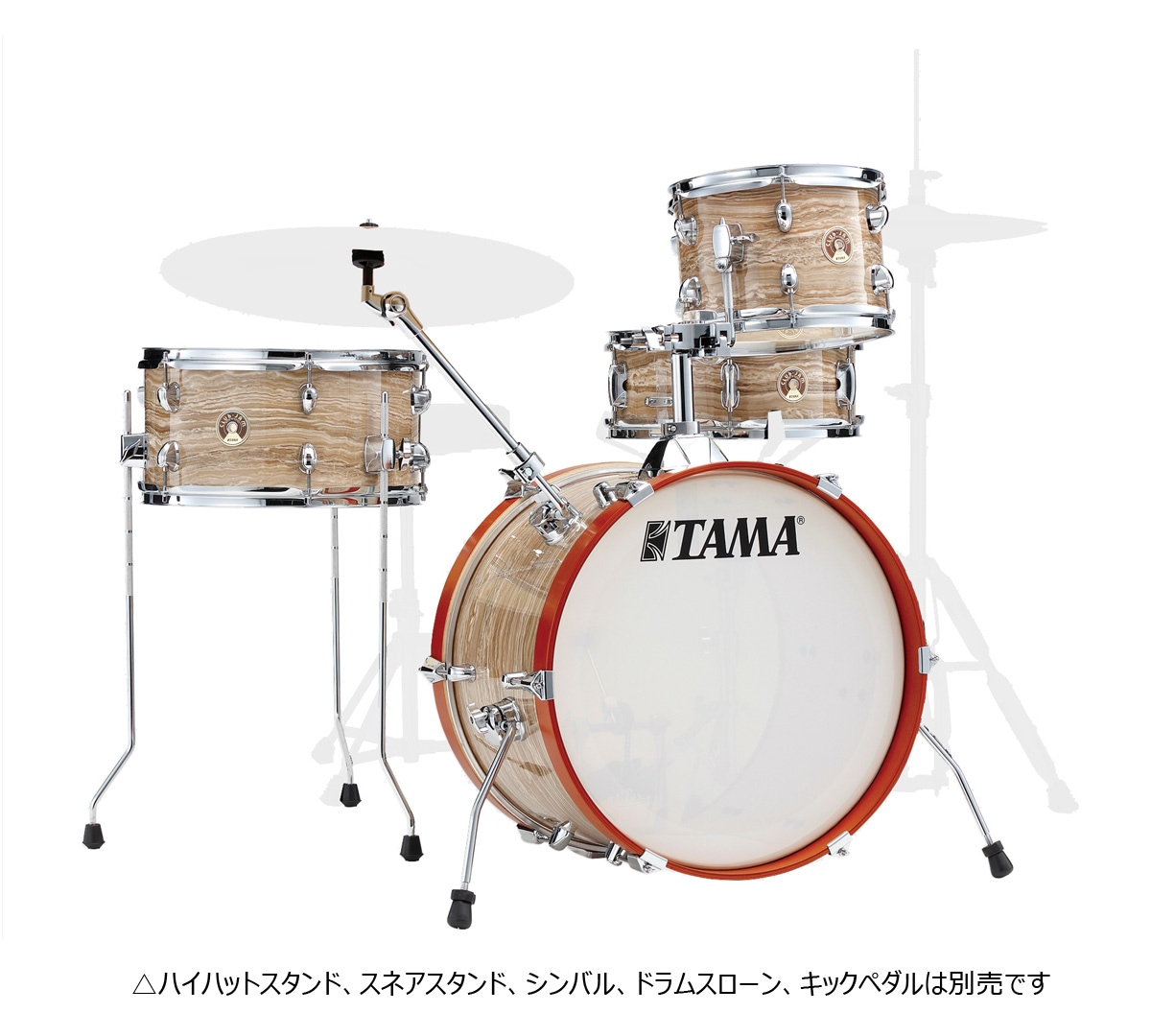 TAMA / LJK48S-CMW CLUB-JAM KIT クリーム・マーブル・ラップ【お
