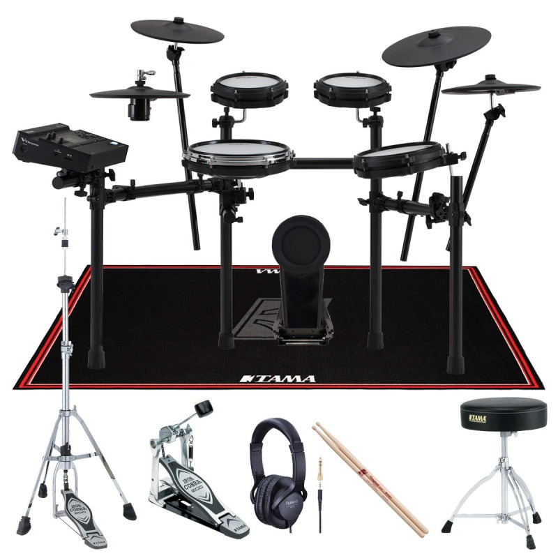 Roland / TD316 TAMAシングルキックペダルとドラムラグを採用したフルセット