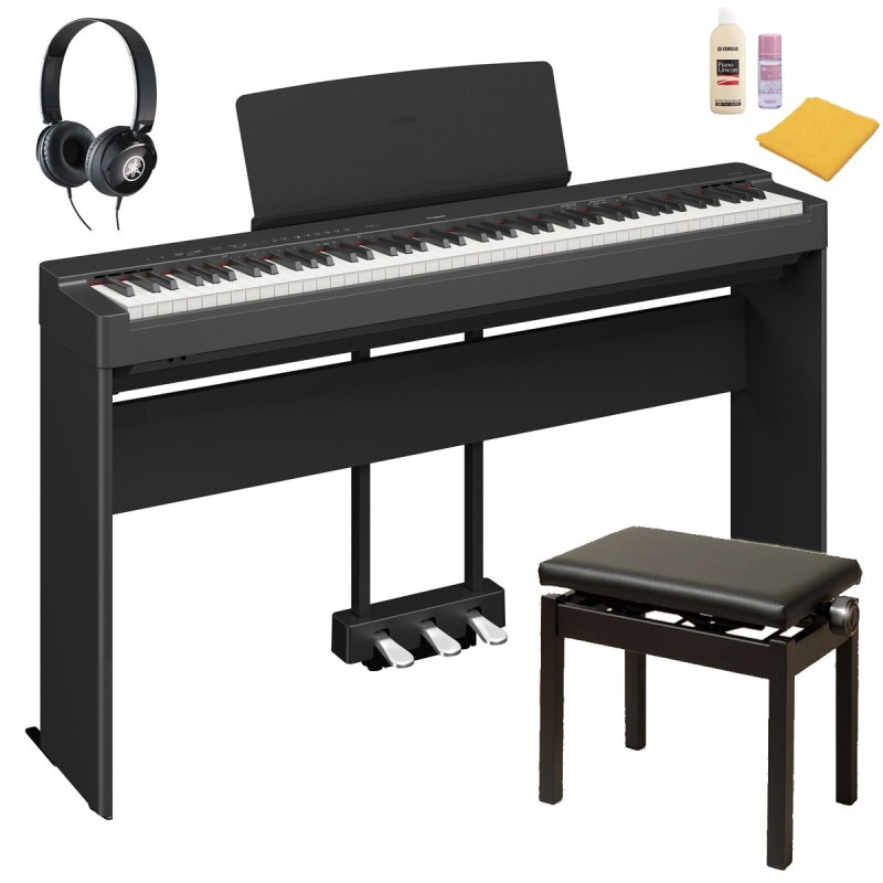 YAMAHA ヤマハ / P-225B [専用スタンド+ペダルユニット ヘッドホン(HPH