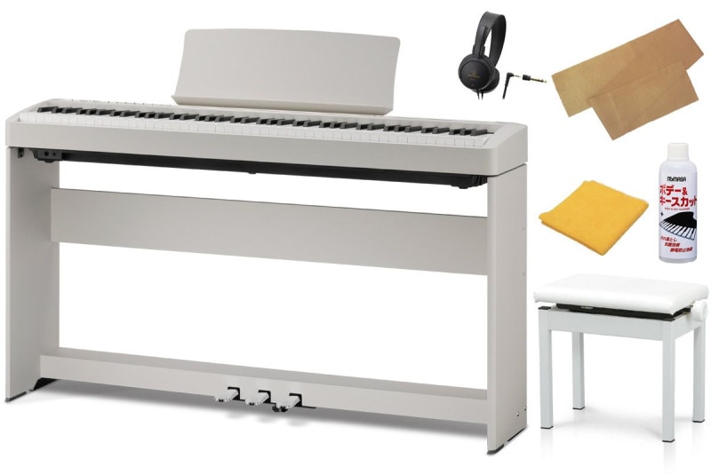 【全国組立設置無料】KAWAI カワイ / ES120LG ライトグレー【純正オプションセット】電子ピアノ (ES120Filo)【お手入れセットプレゼント】