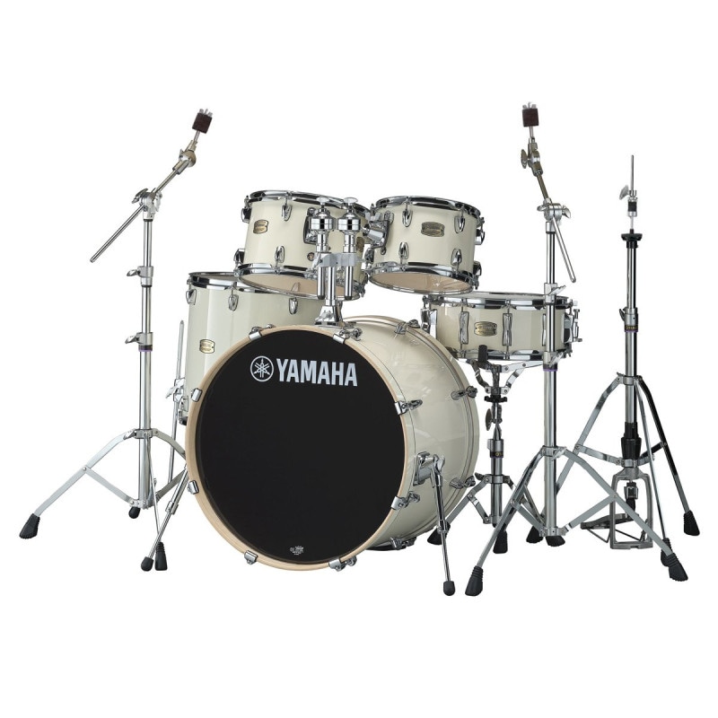 YAMAHA / SBP2F5 CLWクラシックホワイト 22BDドラムシェルセットとHW780ハードウェアセット【お取り寄せ商品】