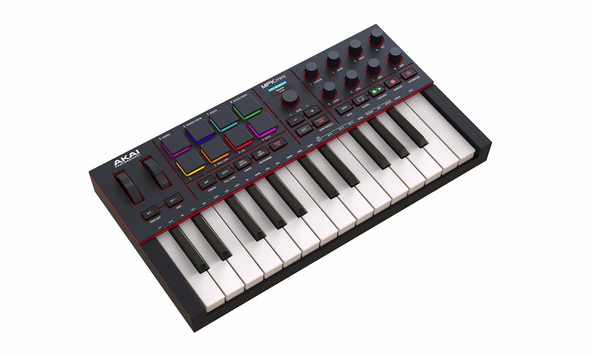 Akai Professional / MPK Mini IV BLACK MIDIコントローラー | MIDI