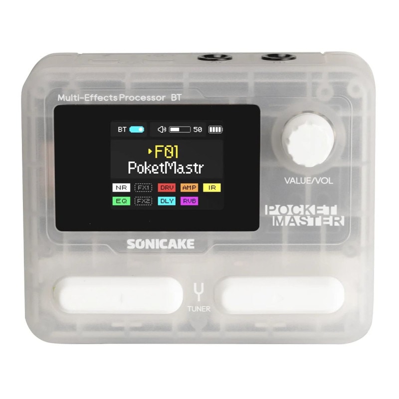 Sonicake / Pocket Master TWH スケルトンホワイト ポケットマスター マルチエフェクター ソニケーキ 【国内正規品】