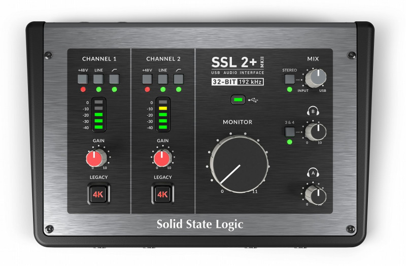 Solid State Logic (SSL) ソリッドステートロジック / SSL2+ MkII USB オーディオインターフェース