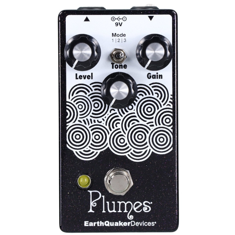 【イシバシ楽器限定カスタムカラー】EarthQuaker Devices / Plumes Black Sparkle オーバードライブ