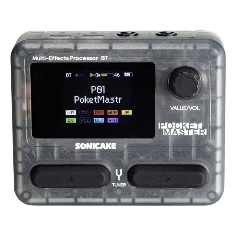 Sonicake / Pocket Master TBK スケルトンブラック ポケットマスター マルチエフェクター ソニケーキ 【国内正規品】