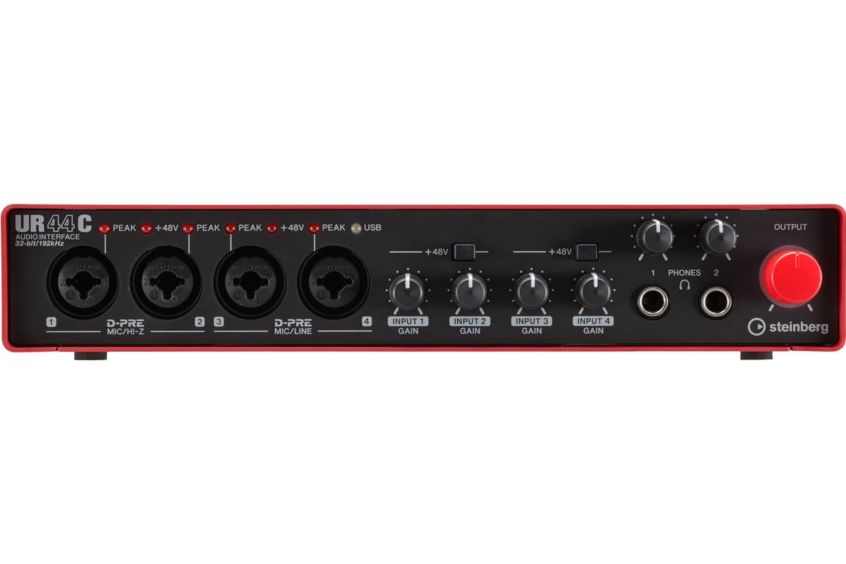 Steinberg スタインバーグ / UR44C RD (レッド) 4in/4out USB3.0 Type