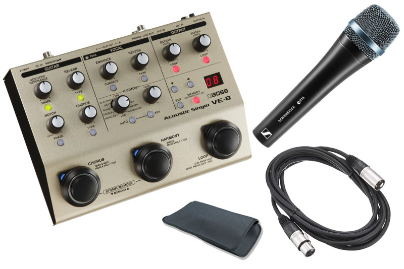 BOSS VE-8 ボーカル、アコギ用プリアンプ、ルーパー、エフェクト 箱他